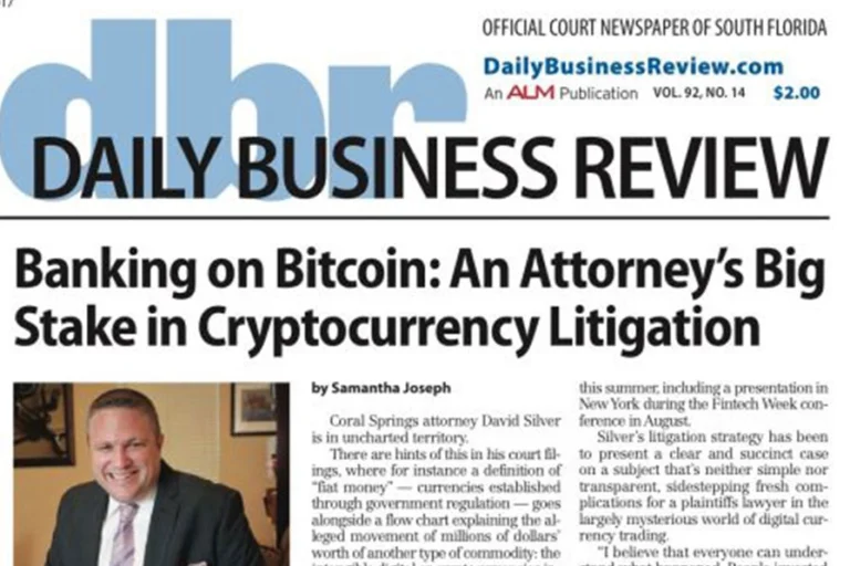 Banking on Bitcoin: An Attorney’s Big Stake in Cryptocurrency Litigation