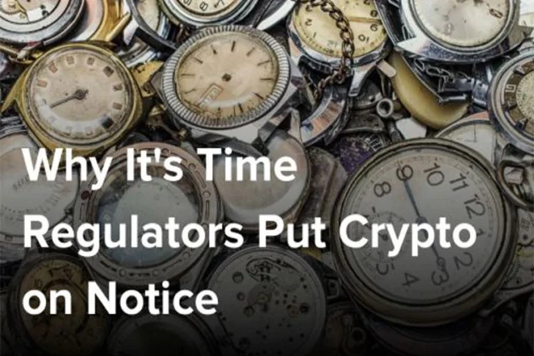 Why it’s Time Regulators put Crypto on Notice – Authored by David C. Silver, Esq. and Published on Coindesk